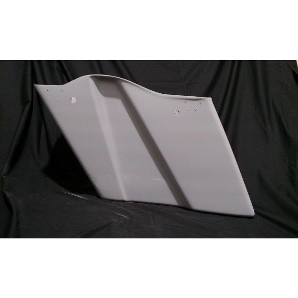 Harley Davidson 4" Extended Stretched Saddlebags Dual 6.5" Speaker Lids - No Cut Outs - Image 3