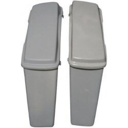 Harley Davidson 4" Extended Stretched Saddlebags Lids - No Cut Outs
