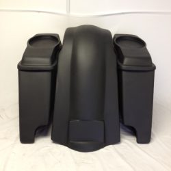 Harley Davidson 4" Extended Saddlebags 6 x 9 Speaker Lids With Cut Outs