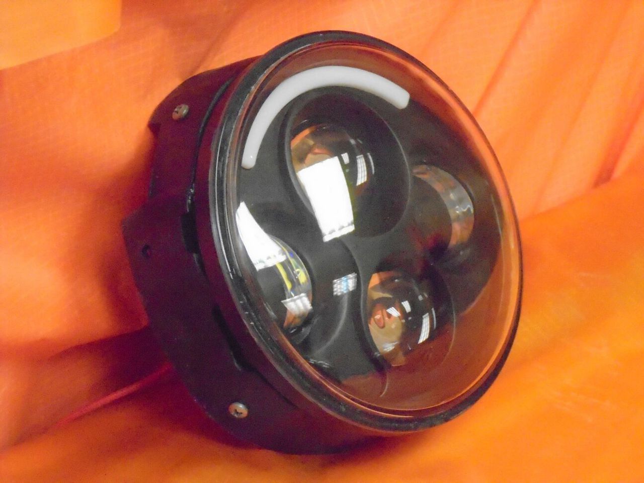 5 3/4" DAYMAKER Yamaha Vstar Dragstar XVS1100 BLACK Projector HID LED Light Bulb Headlight Motorcycle - Image 3