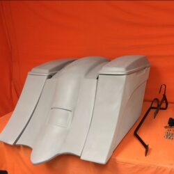 Suzuki C50 / C90 Boulevard 6" Out & Down Saddlebags Complete Bagger kit