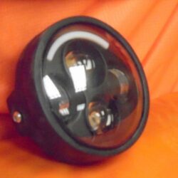 5 3/4" DAYMAKER Yamaha Star Roadliner Stratoliner XV1900A BLACK Projector HID LED Light Bulb Headlight Motorcycle