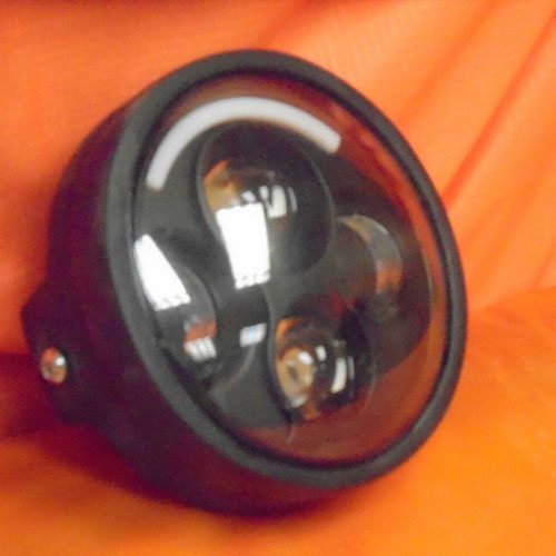 5 3/4" DAYMAKER Yamaha Star Roadliner Stratoliner XV1900A BLACK Projector HID LED Light Bulb Headlight Motorcycle