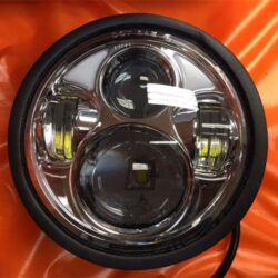 5 3/4" DAYMAKER Yamaha Vstar Dragstar XVS1100 CHROME Projector HID LED Light Bulb Headlight Motorcycle