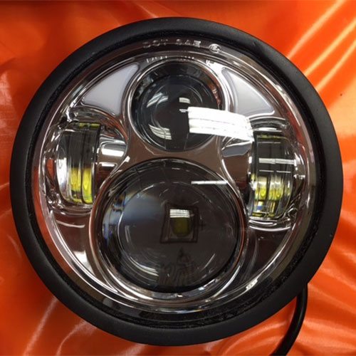 5 3/4" DAYMAKER Yamaha Vstar Dragstar XVS1100 CHROME Projector HID LED Light Bulb Headlight Motorcycle