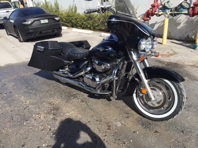 Suzuki C50 / C90 Boulevard 6" Out & Down Saddlebags Fender, No Cut Outs Lids & Rail Kit - Image 11