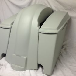 Harley Davidson 6" Extended Stretched Saddlebags with Lids 89-13