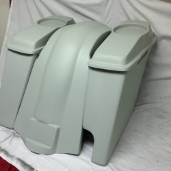 Harley Davidson Heritage Softail 4" Extended Saddlebags 6 x 9 Speaker Lids Fender Right Cutout