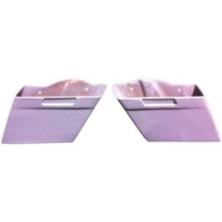 Harley Davidson 4" Extended Stretched Saddlebags No CutOuts - No Lids 89-13