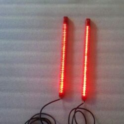 Bagger Dual LED Light Strips Rear Fender Stop, Turn Signals & Parking Lights Harley Davidson