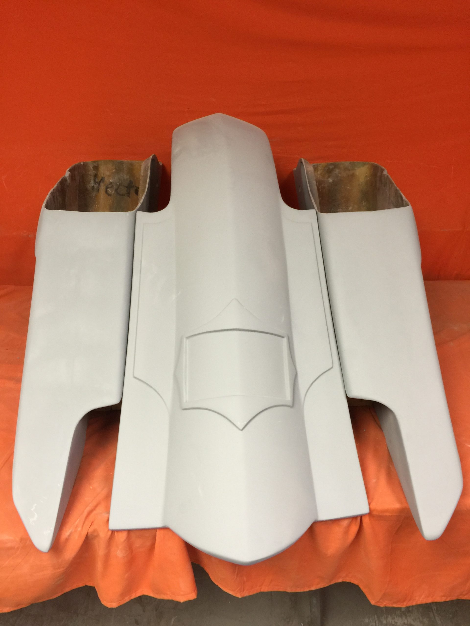 Harley Davidson 6" Trendsetter Extended Saddlebag Fender Kit - Dual Cut Outs No Lids / 2014 - 2023 - Image 3