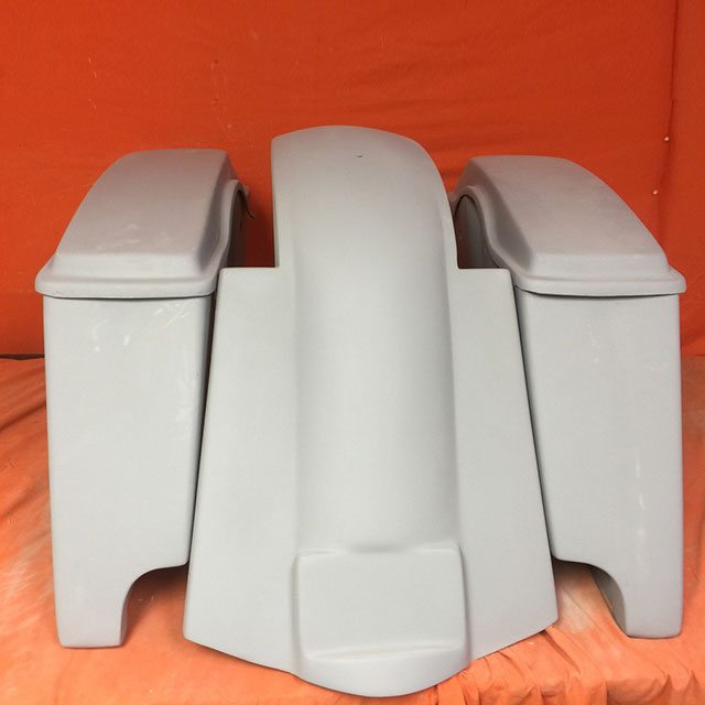 Honda Shadow Sabre 1100 6" Extended Saddlebags Bags Rear Fender Lids