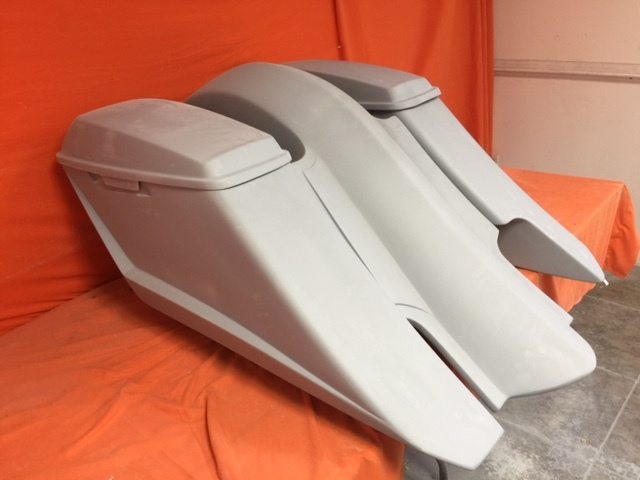 Harley Davidson 6" Trendsetter Extended Saddlebag Fender Kit - Right Side Cut Out Lids / 2014 - 2018 - Image 3