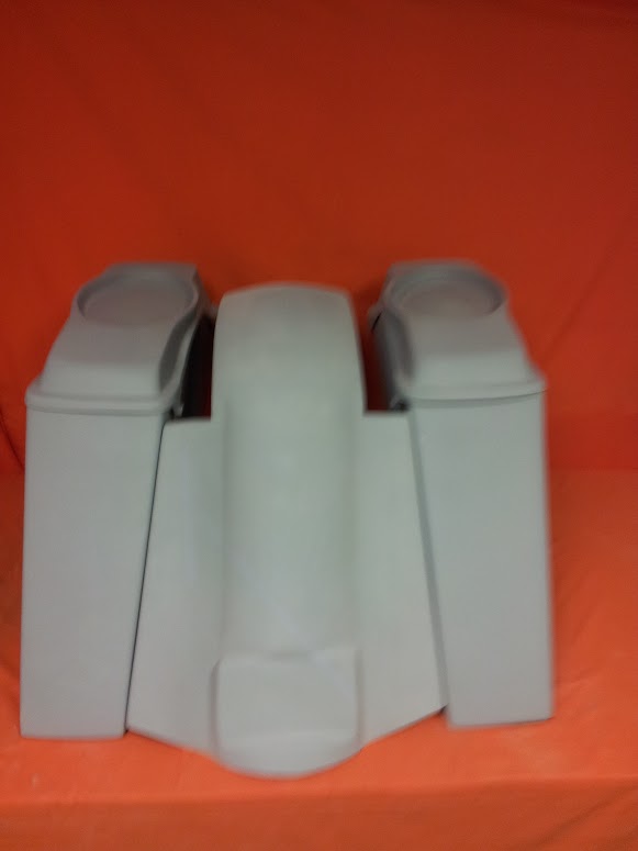Harley Davidson 4" Extended Stretched Saddlebags + 6 x 9 Speaker Lids & Replacement Fender 09 - 13 - Image 3