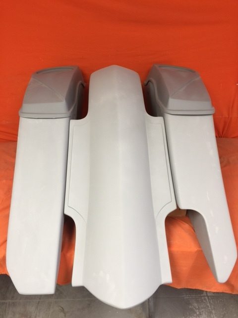 Harley Davidson 6" Trendsetter Extended Saddlebag Fender Kit - Right Side Cut Out Dual 6.5" Speaker Lids / 2014 - 2018 - Image 7