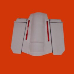 2544_Harley Davidson 5" Stretched Extended Saddlebags No Cut Outs LED Fender 6.5 Speaker Lids