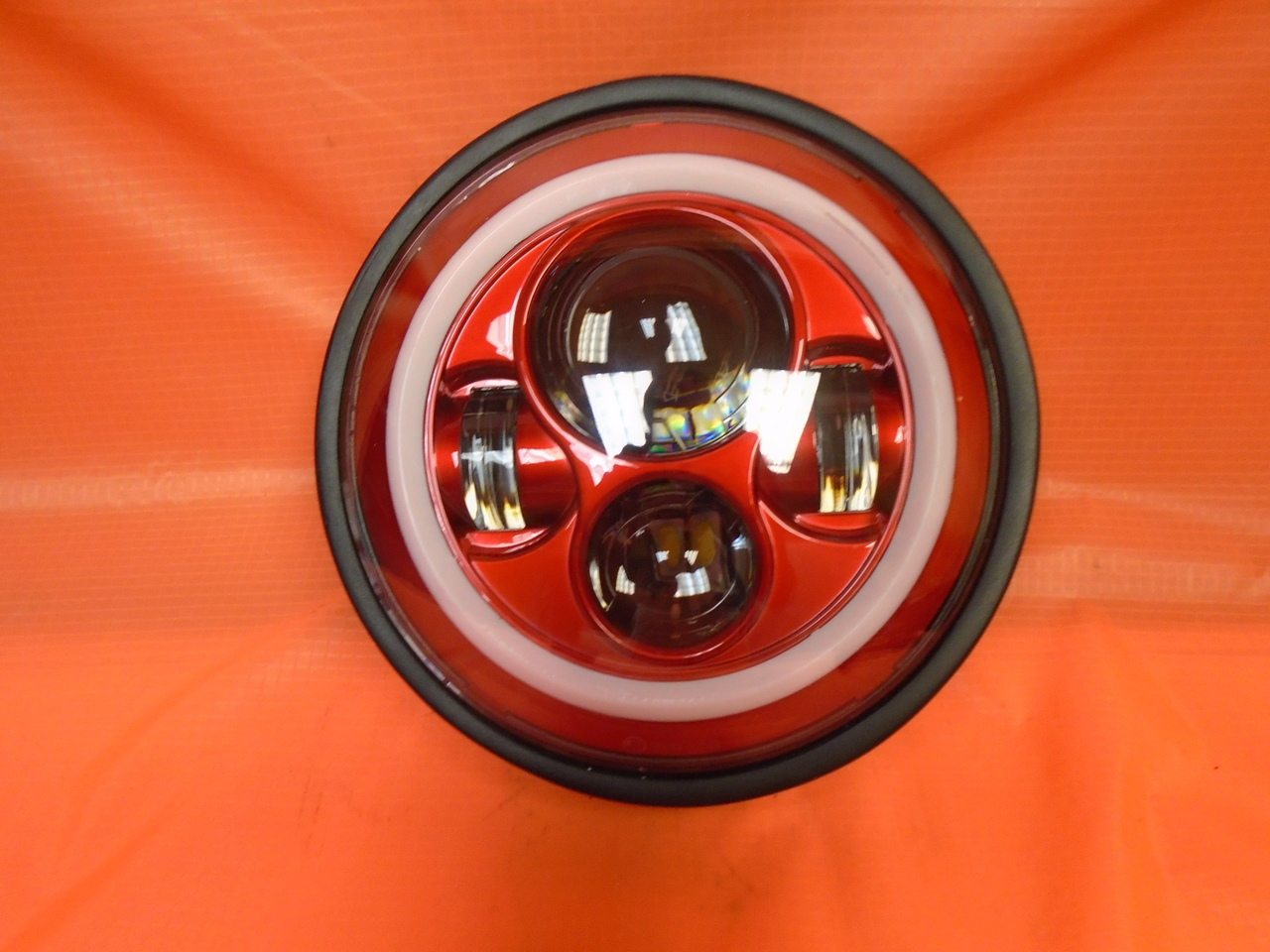 7" DAYMAKER Yamaha Royal Star Venture RED with RED Halo Projector HID LED Light Bulb Headlight Motorcycle - Image 4