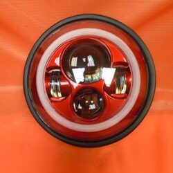 7" DAYMAKER Yamaha Royal Star Venture RED with RED Halo Projector HID LED Light Bulb Headlight Motorcycle