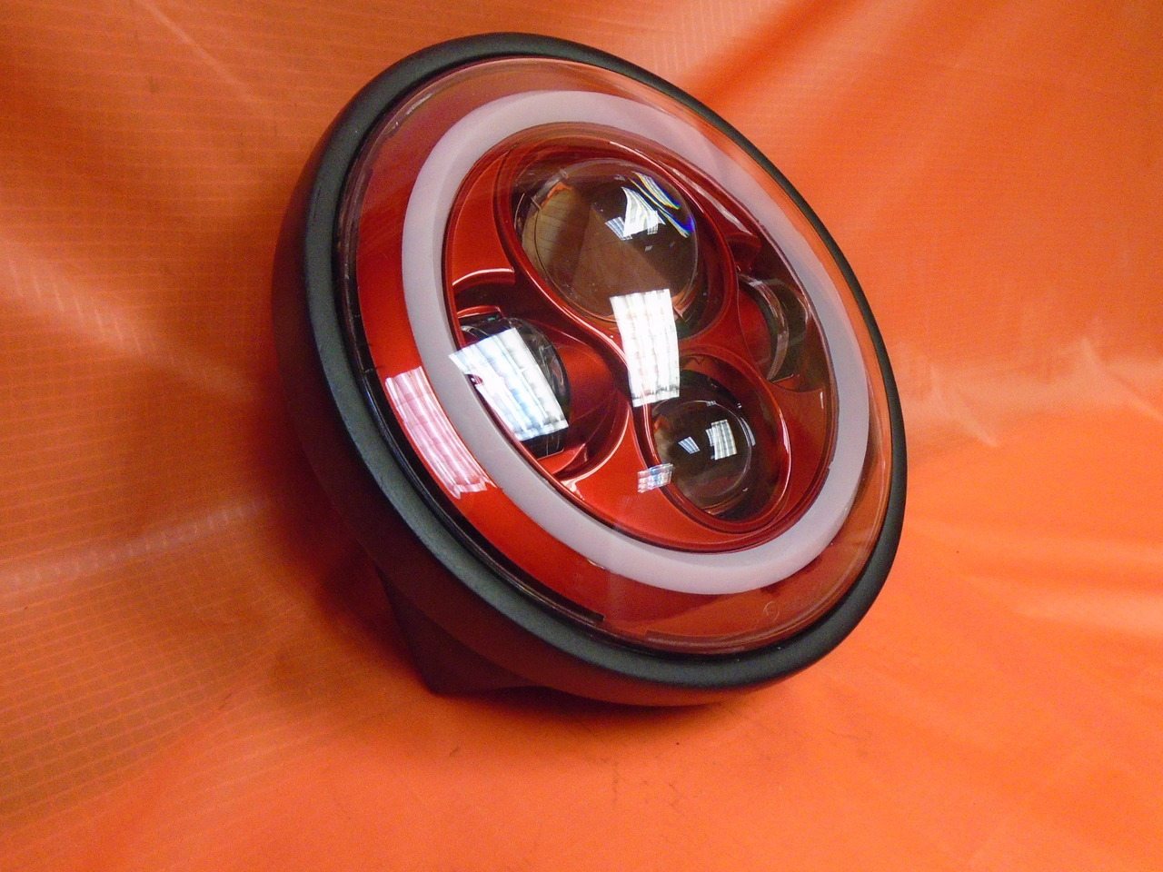 7" DAYMAKER Yamaha Royal Star Venture RED with RED Halo Projector HID LED Light Bulb Headlight Motorcycle - Image 5