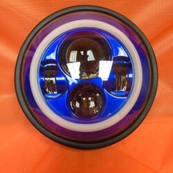 7" DAYMAKER Yamaha Royal Star Venture BLUE with BLUE Halo Projector HID LED Light Bulb Headlight Motorcycle