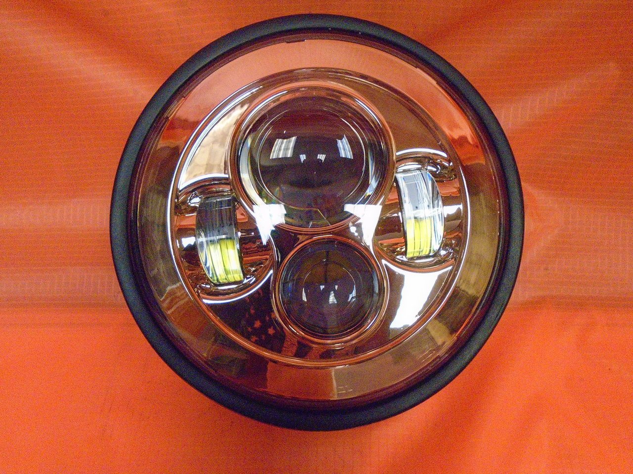 Honda Shadow Sabre AERO VT1100 DAYMAKER GOLD HID LED Light Bulb Headlight Motorcycle Mount - Image 2
