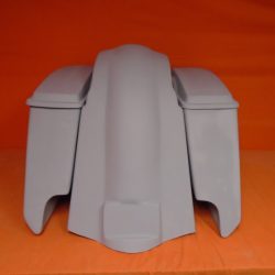 Harley Davidson 5" Extended Stretched Saddlebags With Cut Outs Fender Lids