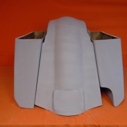 Harley Davidson 5" Extended Saddlebags With Right Side Cut Out Fender - No lids