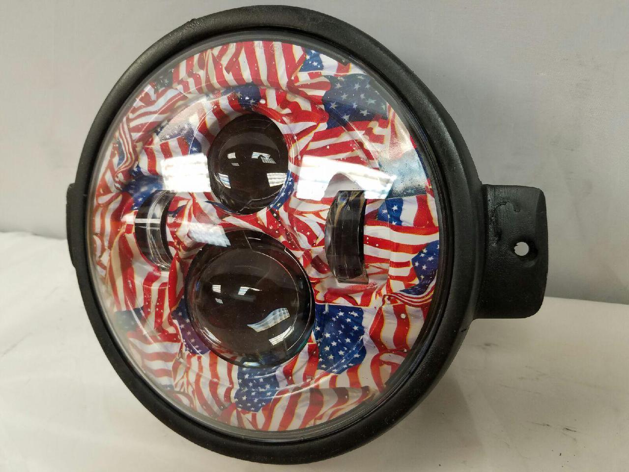 7" Kawasaki Voyager & Vaquero DAYMAKER Replacement Headlight American Flags LED Light Projector HID Bulb - Image 4