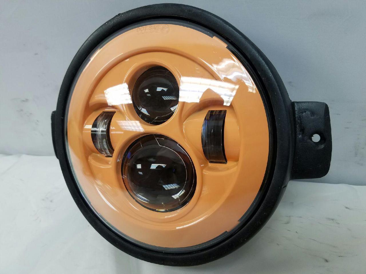 7" Kawasaki Voyager & Vaquero DAYMAKER Replacement Headlight Salmon LED Light Projector HID Bulb - Image 4