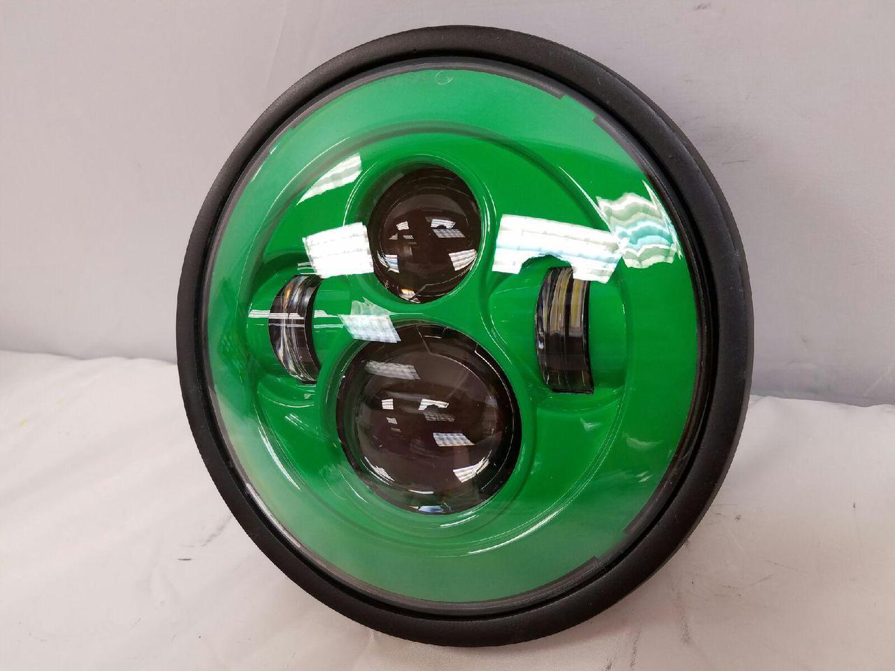 7" DAYMAKER Kawasaki Vulcan Nomad 800 Replacement Green HID LED Light Bulb Headlight Motorcycle - Image 4