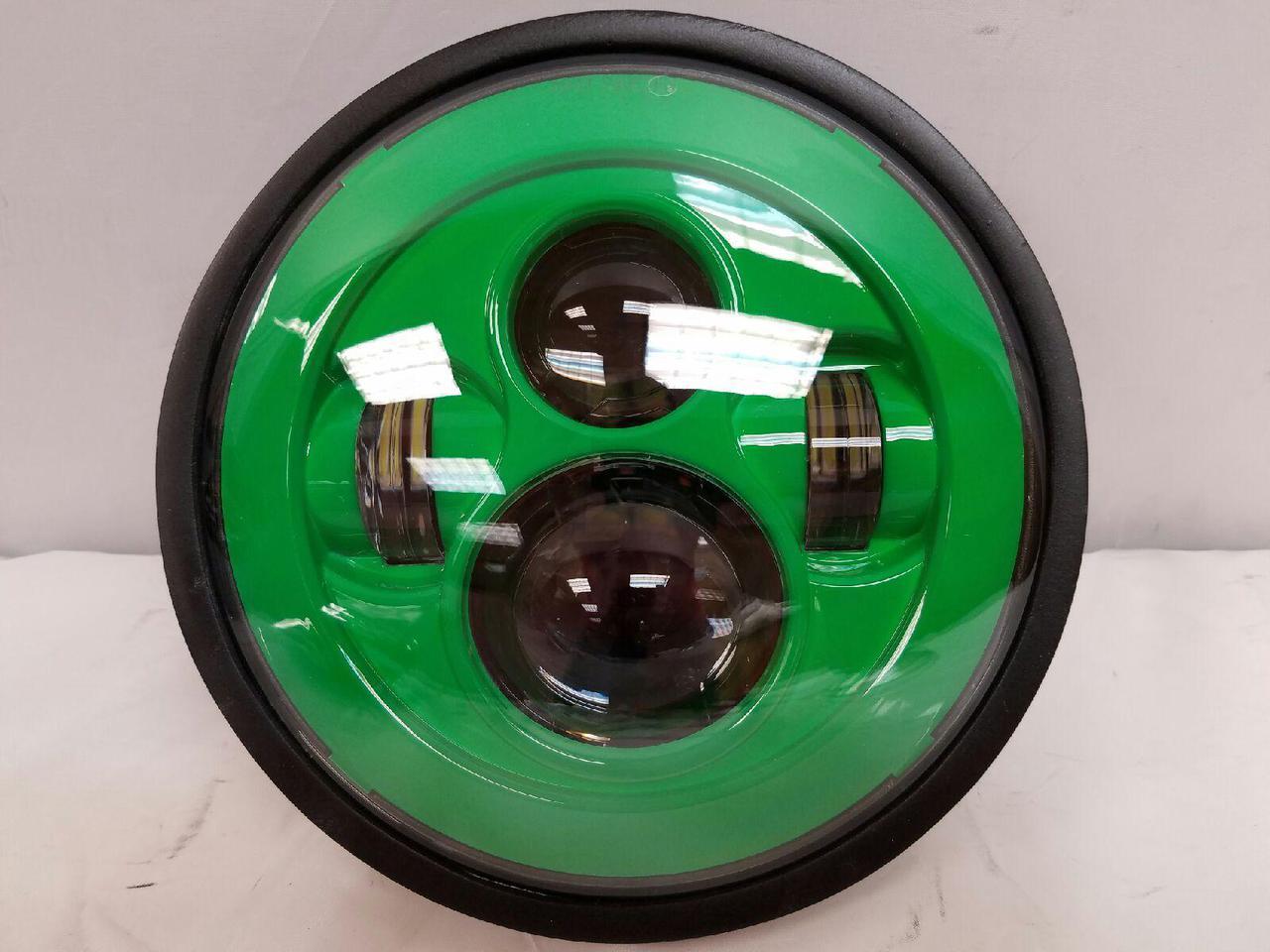 7" DAYMAKER Kawasaki Vulcan Nomad 800 Replacement Green HID LED Light Bulb Headlight Motorcycle - Image 5