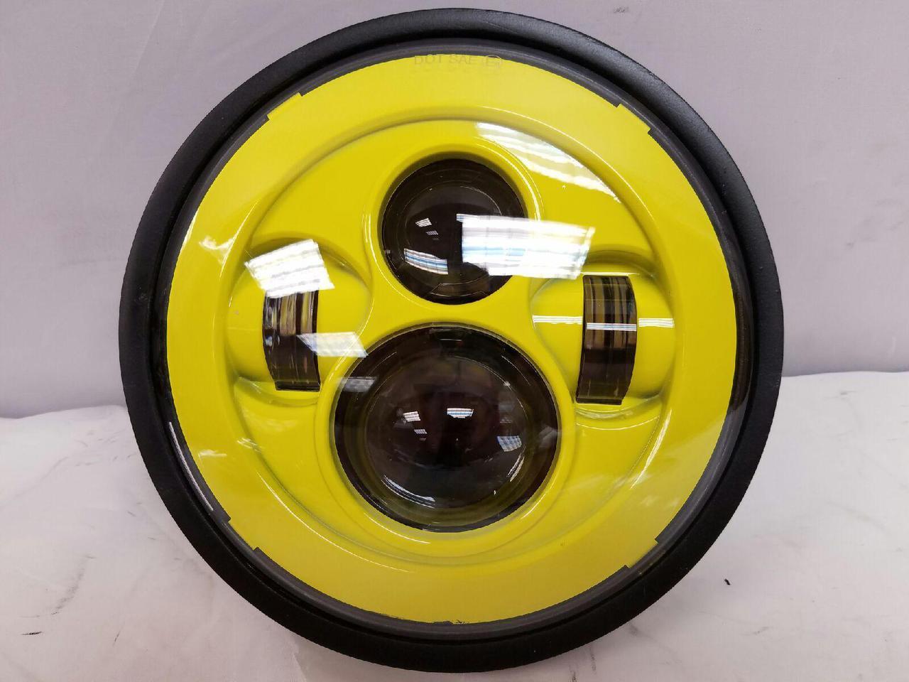 7" DAYMAKER Kawasaki Vulcan Nomad 800 Replacement Yellow HID LED Light Bulb Headlight Motorcycle - Image 5