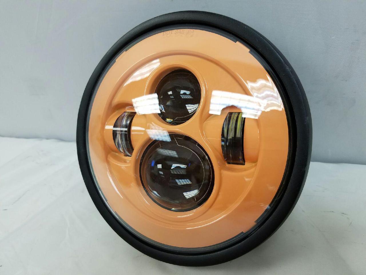 7" DAYMAKER Kawasaki Vulcan Nomad 800 Replacement Salmon HID LED Light Bulb Headlight Motorcycle - Image 3