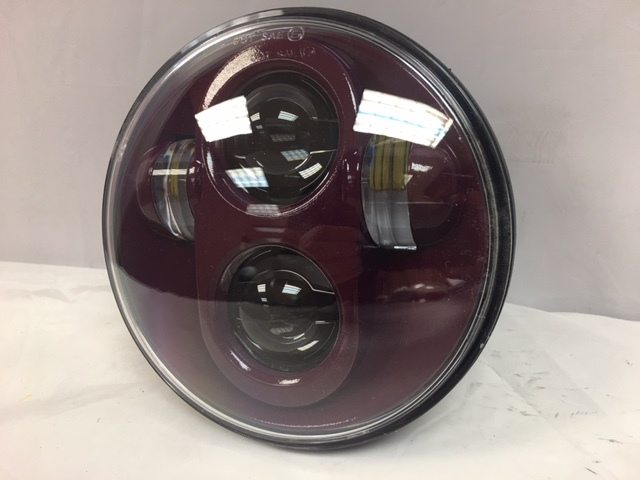 5 3/4" DAYMAKER PURPLE FIRE color matched Projector HID LED Light Bulb Headlight Motorcycle Harley 5.75" - Image 4