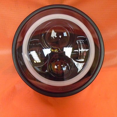 7" DAYMAKER Yamaha Royal Star Venture BLACK with GREEN Halo Projector HID LED Light Bulb Headlight Motorcycle