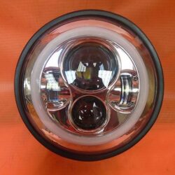 7" DAYMAKER Yamaha Royal Star Venture CHROME with ORANGE Halo Projector HID LED Light Bulb Headlight Motorcycle