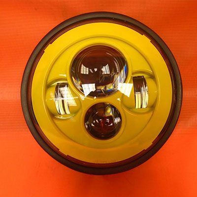 Honda Shadow Sabre AERO VT1100 DAYMAKER YELLOW HID LED Light Bulb Headlight Motorcycle Mount