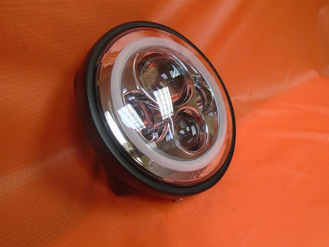 7" DAYMAKER Yamaha Royal Star Venture CHROME with RED Halo Projector HID LED Light Bulb Headlight Motorcycle - Image 7