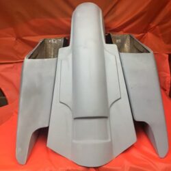 Yamaha Royal Star Venture 5" Stretched Extended Saddlebags Dual Cut Outs Fender - Fifty Five
