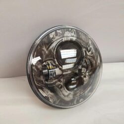 7" DAYMAKER Replacement Walking Dead Design Projector HID LED Light Bulb Headlight Motorcycle Harley