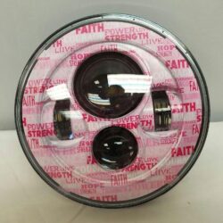 7" DAYMAKER Replacement Girl Power Design Projector HID LED Light Bulb Headlight Motorcycle Harley
