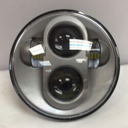 5 3/4" DAYMAKER Replacement SILVER Projector HID LED Light Bulb Headlight Motorcycle Harley 5.75"