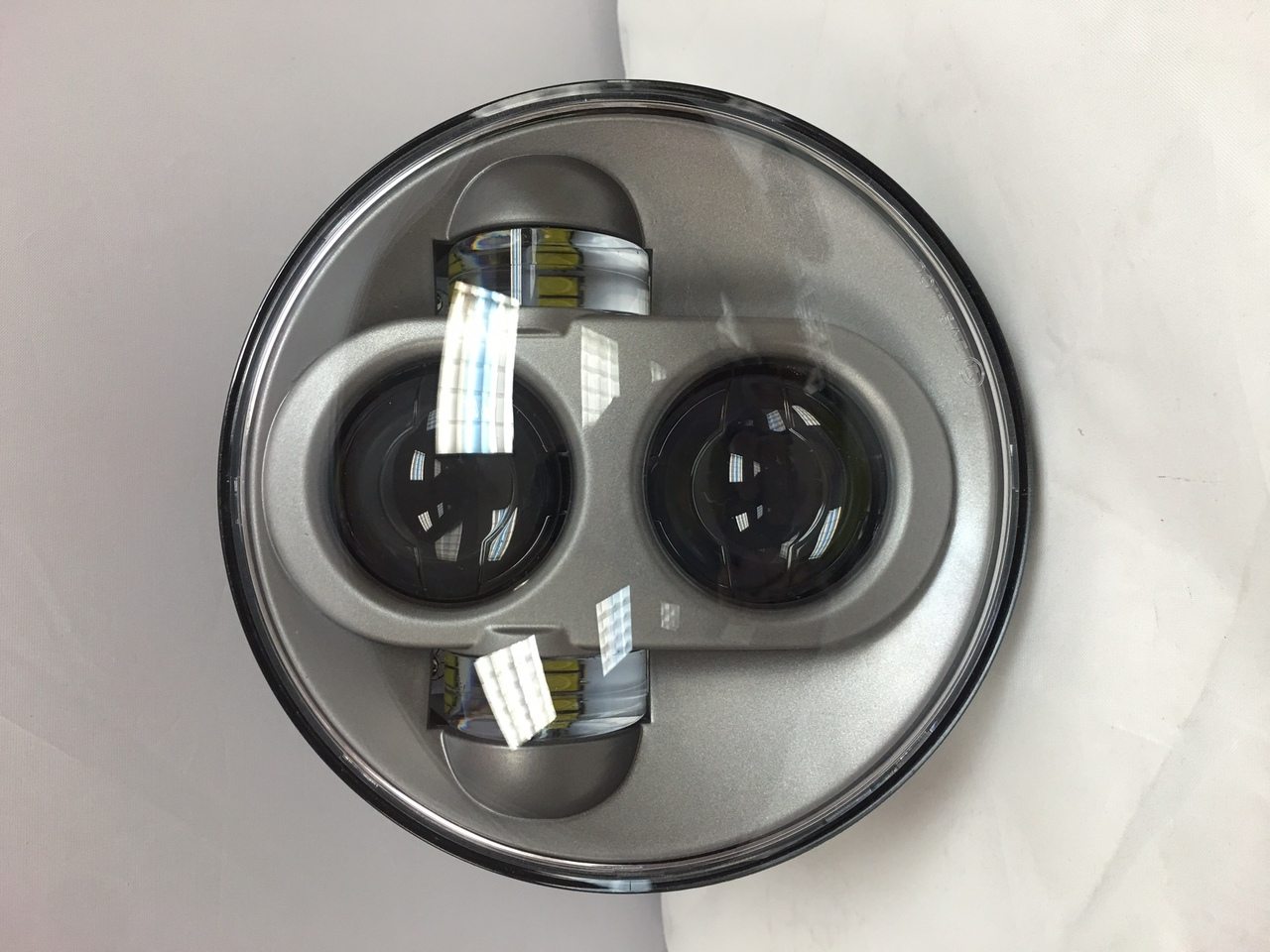 5 3/4" DAYMAKER Replacement SILVER Projector HID LED Light Bulb Headlight Motorcycle Harley 5.75" - Image 3