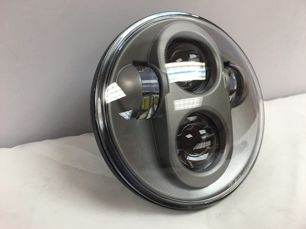 5 3/4" DAYMAKER Replacement SILVER Projector HID LED Light Bulb Headlight Motorcycle Harley 5.75" - Image 5