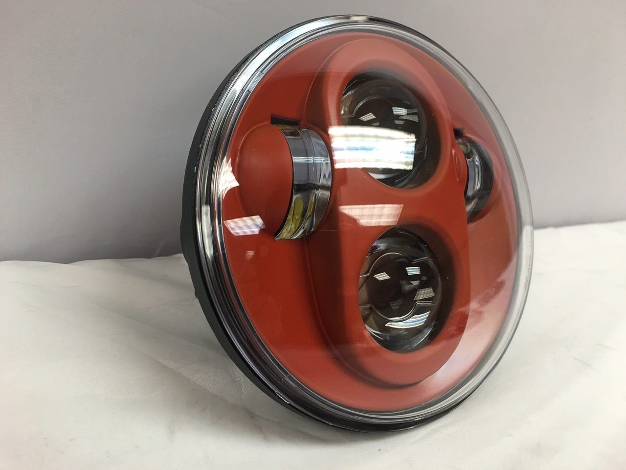 5 3/4" DAYMAKER Replacement ORANGE Projector HID LED Light Bulb Headlight Motorcycle Harley 5.75" - Image 5