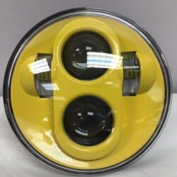 5 3/4" DAYMAKER Replacement YELLOW Projector HID LED Light Bulb Headlight Motorcycle Harley 5.75"