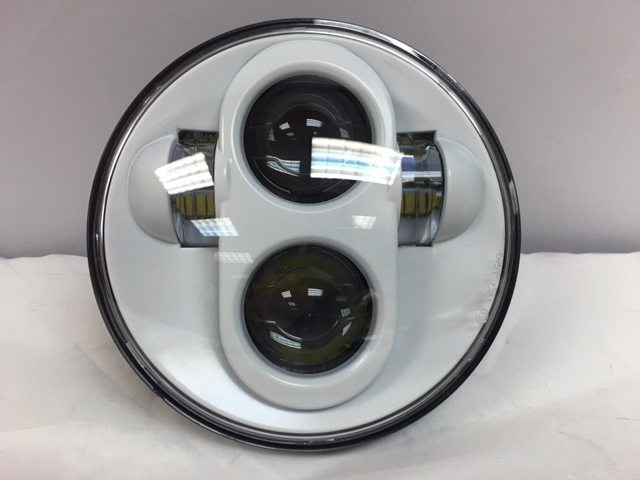 5 3/4" DAYMAKER Replacement WHITE Projector HID LED Light Bulb Headlight Motorcycle Harley 5.75" - Image 2