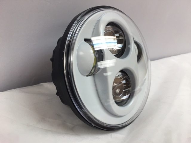 5 3/4" DAYMAKER Replacement WHITE Projector HID LED Light Bulb Headlight Motorcycle Harley 5.75" - Image 5