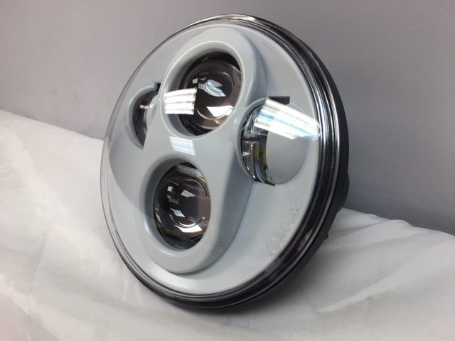 5 3/4" DAYMAKER Replacement WHITE Projector HID LED Light Bulb Headlight Motorcycle Harley 5.75" - Image 7