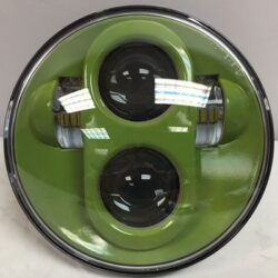 5 3/4" DAYMAKER Replacement CAMO GREEN Projector HID LED Light Bulb Headlight Motorcycle Harley 5.75"